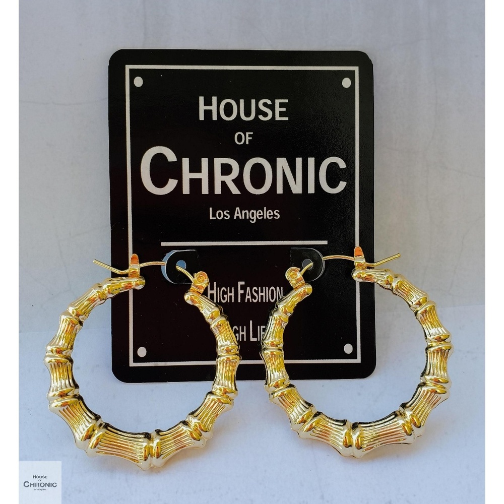 💖Host Pick💖"West Coast Mini" Bamboo Chunky Hoops